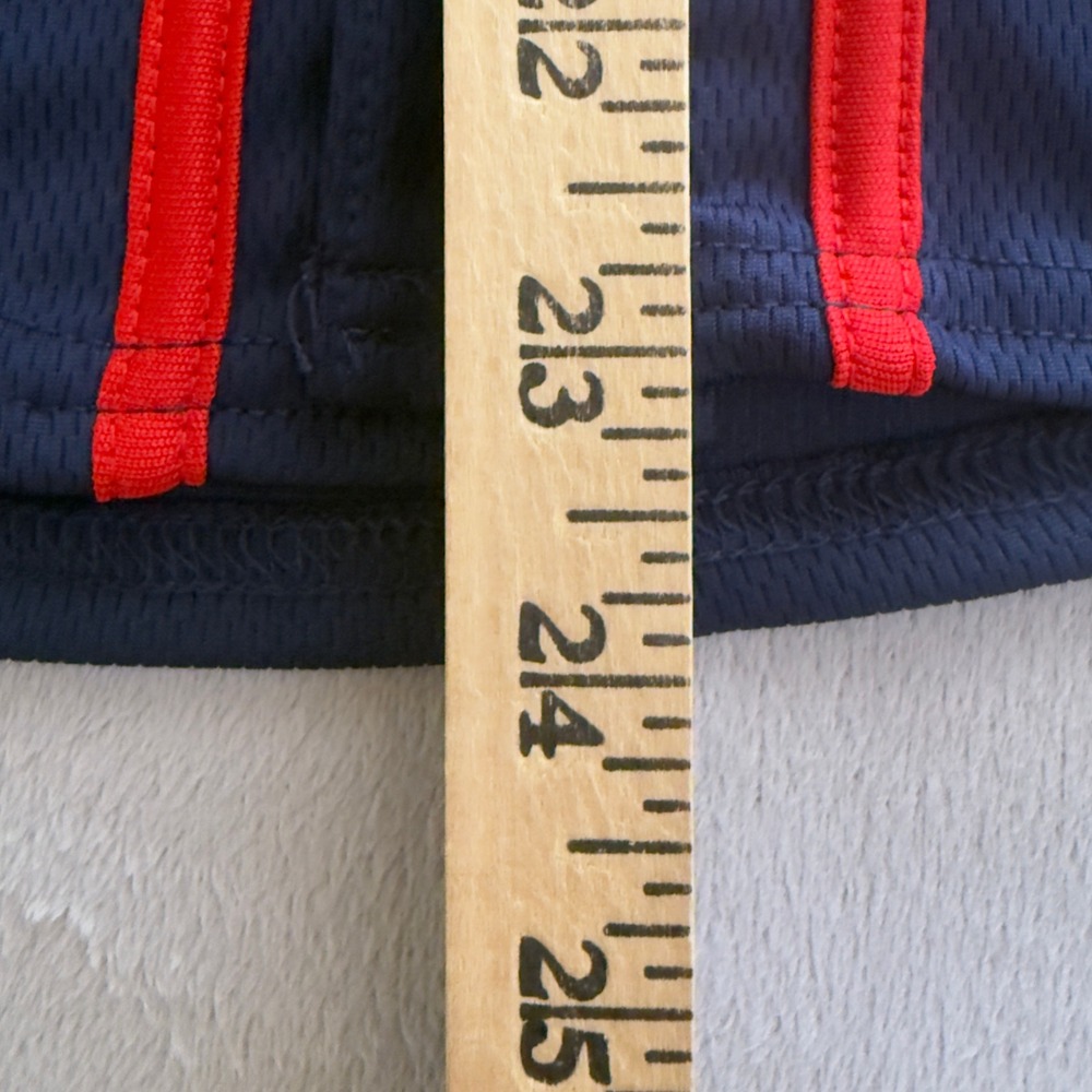 NEW! Atlanta Braves Jersey Youth 12/14 Navy Blue Button Down MLB Baseball NWT - Picture 7 of 8